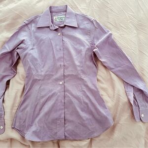 Turnbull & Asser Purple Button Down Shirt